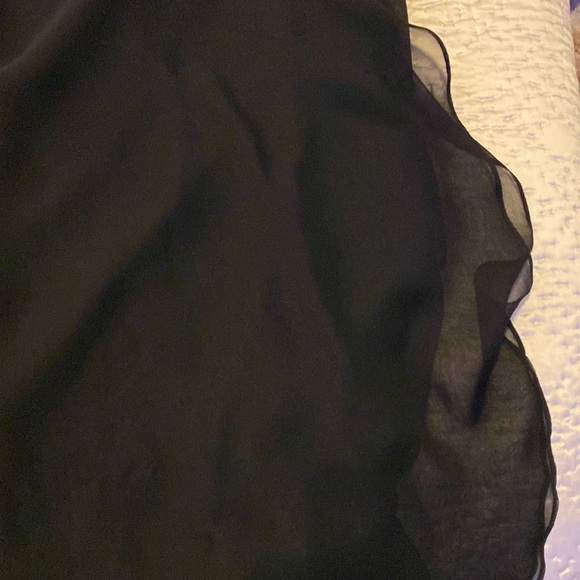 Beautiful like new silk and chiffon evening pants.  Size 8 - Picture 5 of 7